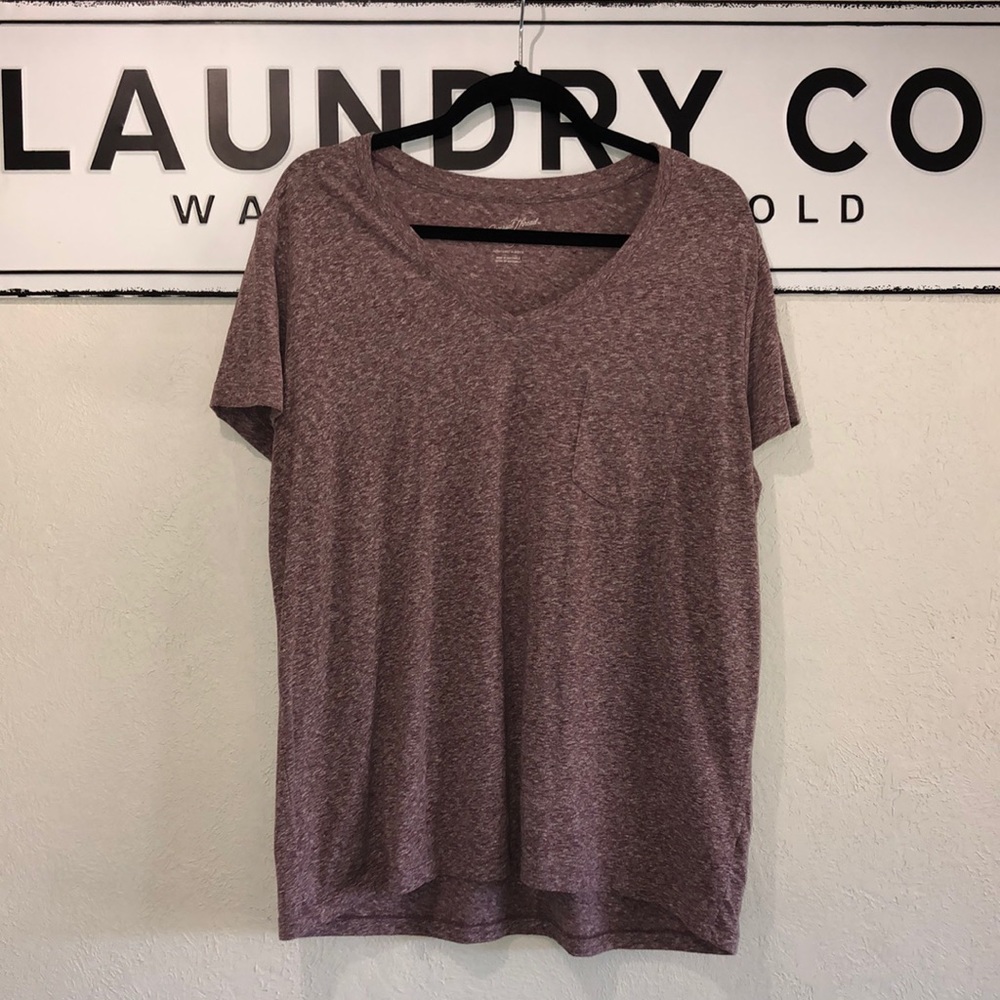 Target pocket v-neck tee